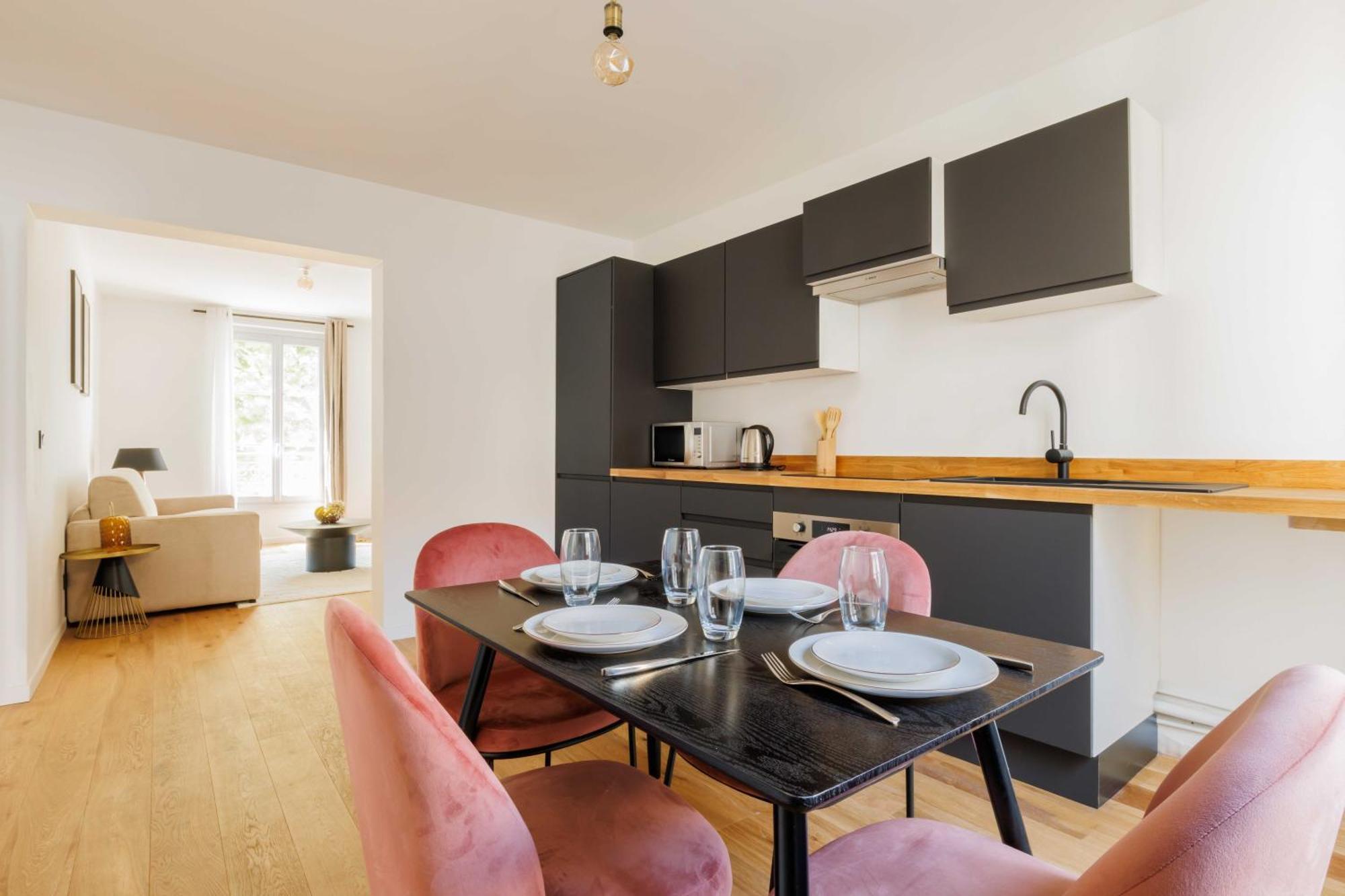 Chic Appartement - 1Br-4P - Chateau De Vincennes Exterior photo